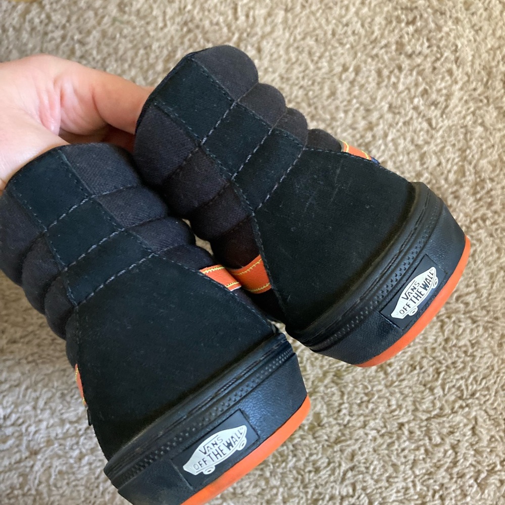 Vans Black and Yellow High-Top Sneakers - Picture 5 of 16